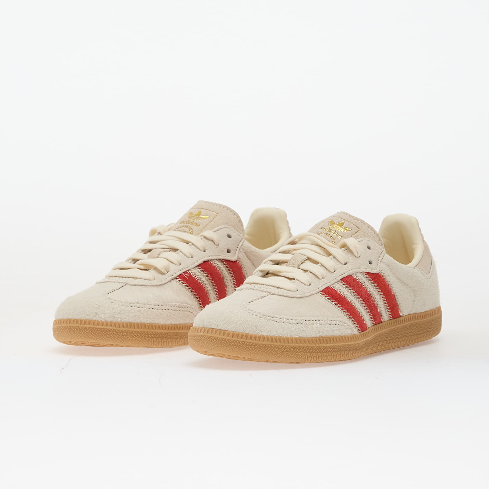 Buty damskie adidas Samba Og W Wonder Beige/ Crew White/ Better Scarlet