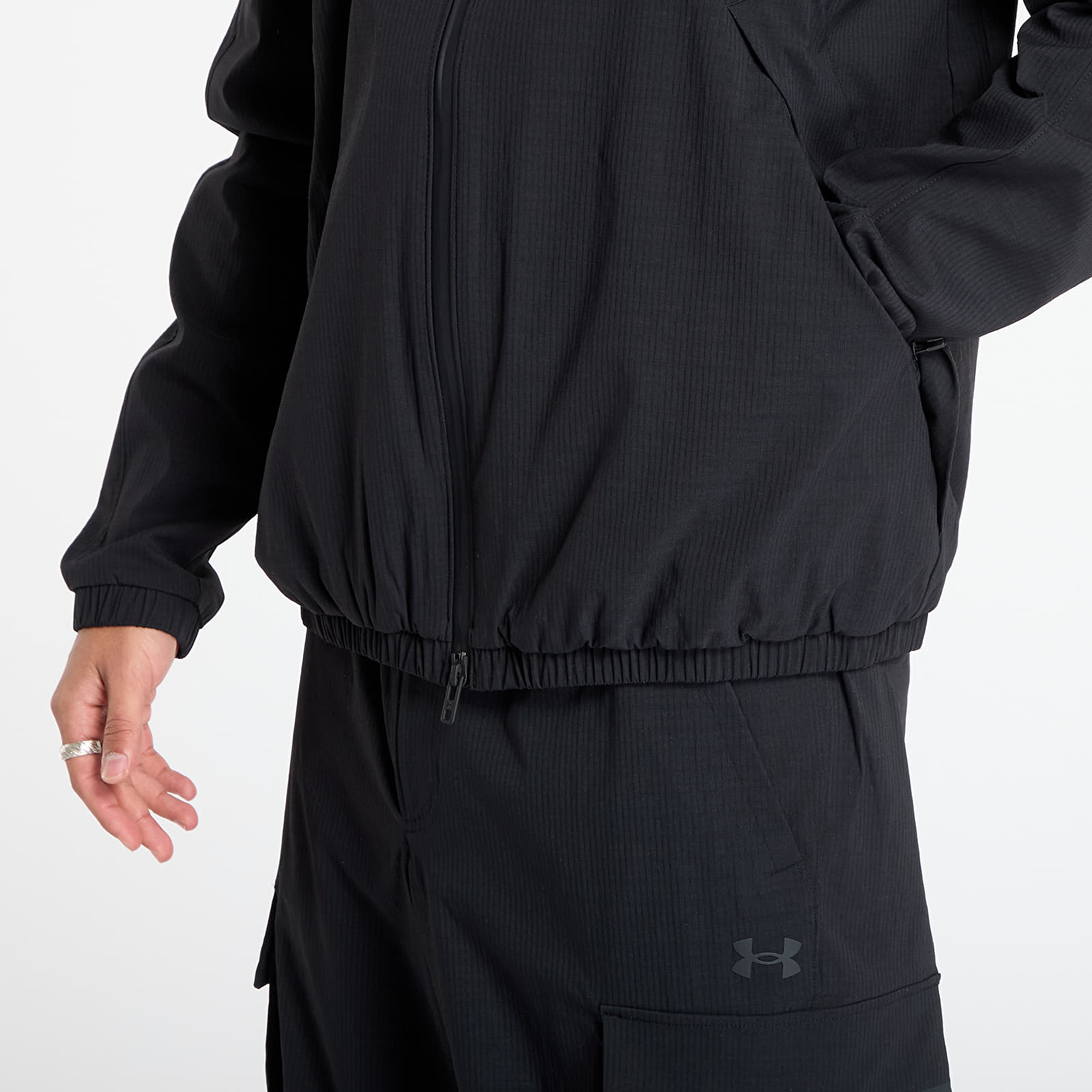 Casacos Under Armour Ua Unstoppable Txt Woven Jacket Black