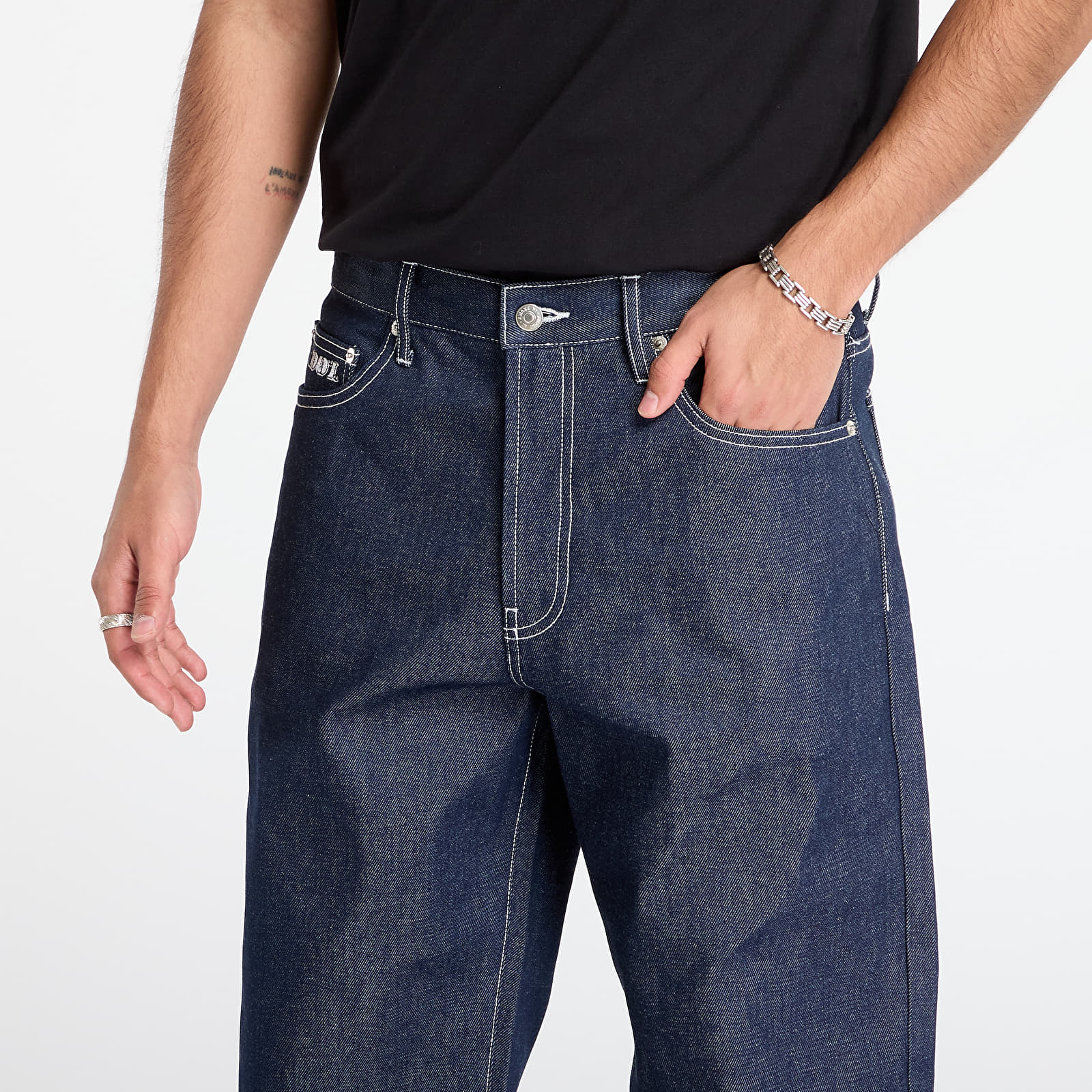 Calças de ganga Awake NY Raw Denim Indigo