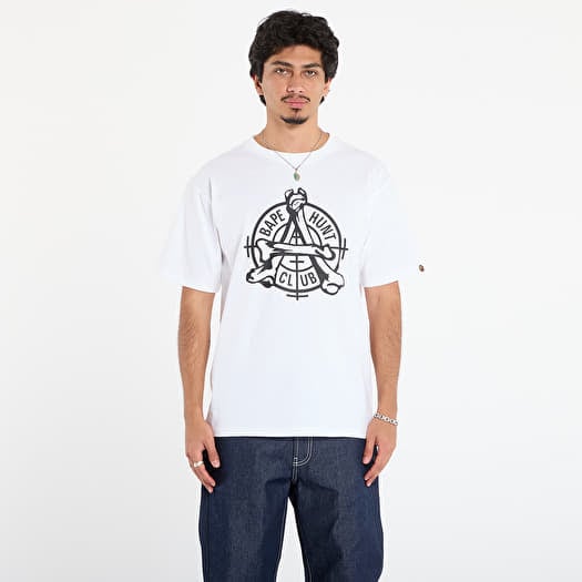 A BATHING APE Bape Hunt Club Tee White