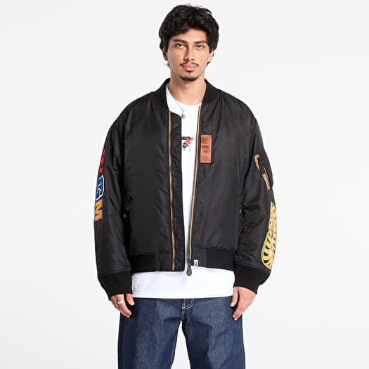A BATHING APE Shark Ma-1 Black