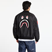 Men's jackets A BATHING APE Shark Ma-1 Black (001HJL801003MBLK
