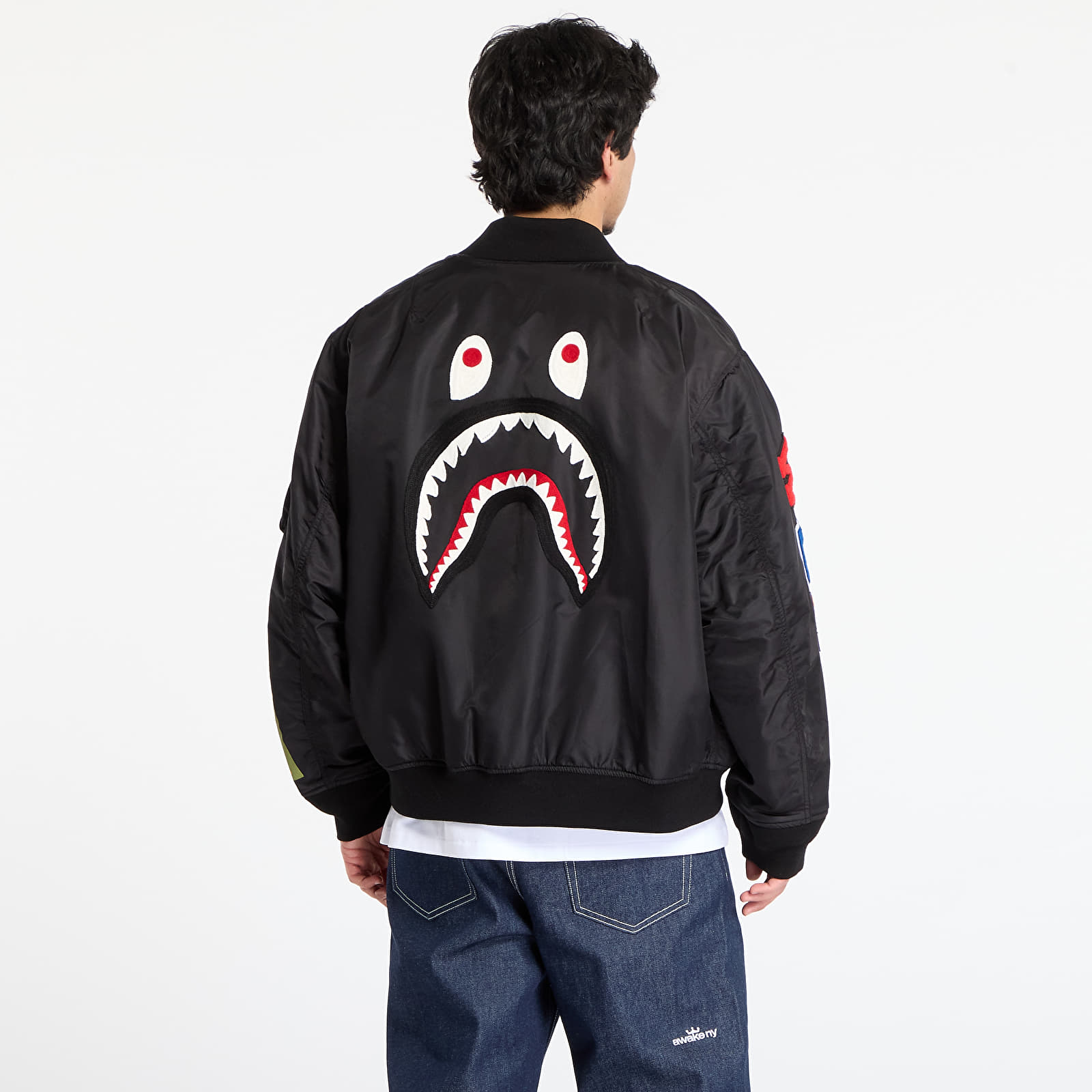 Якета A BATHING APE Shark Ma-1 Black