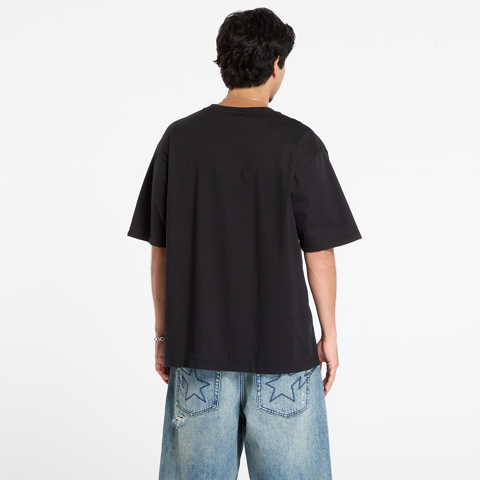 T-shirts A BATHING APE Bleached Big  Ape Head Relaxed Fit Tee Black