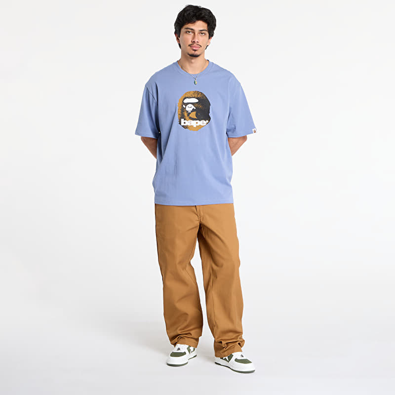 Majice A BATHING APE Ape Head Relaxed Fit Tee Navy