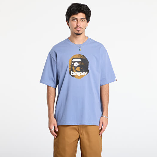 T-shirts A BATHING APE Ape Head Relaxed Fit Tee Navy