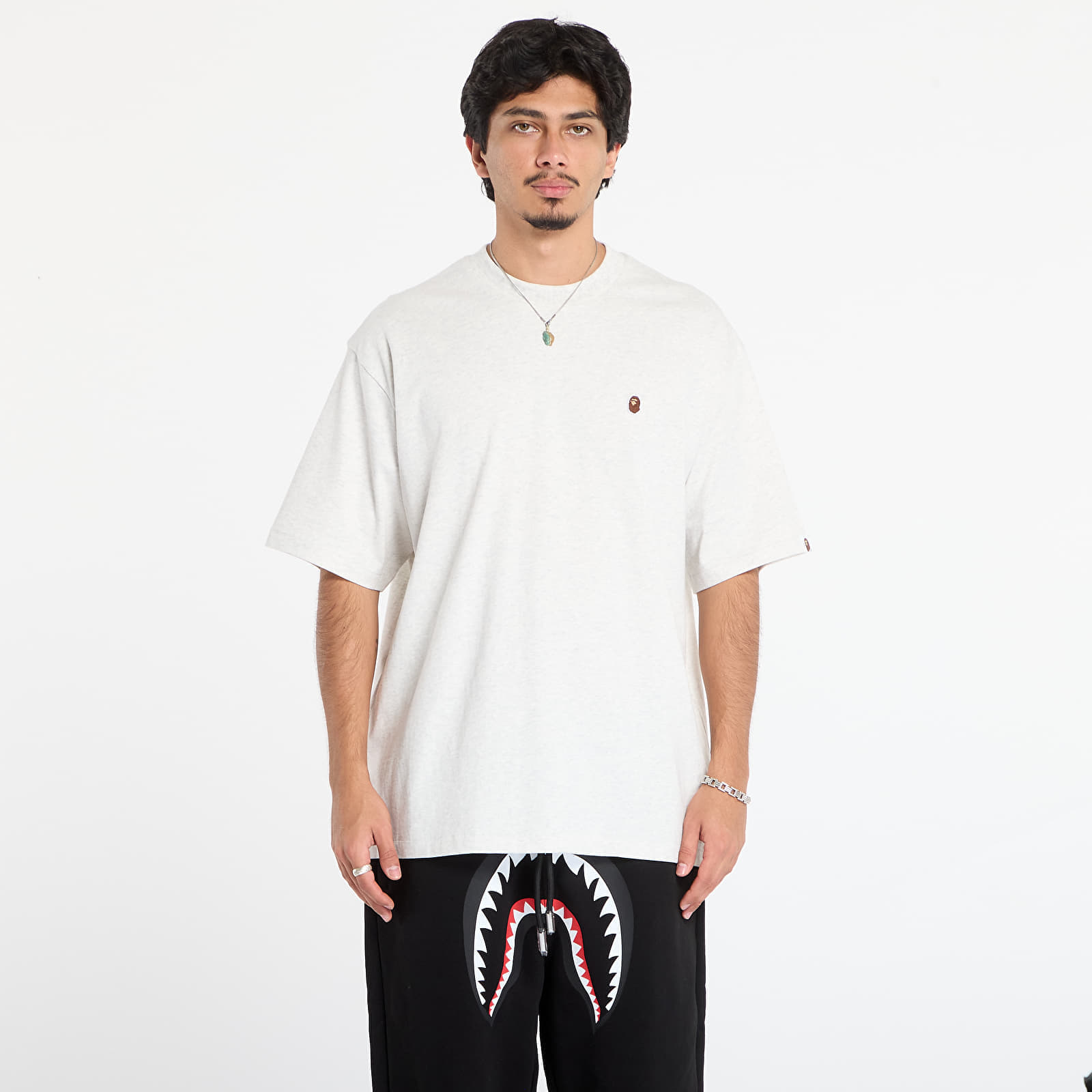 Tricou A BATHING APE One Point Relaxed Fit Tee Gray L