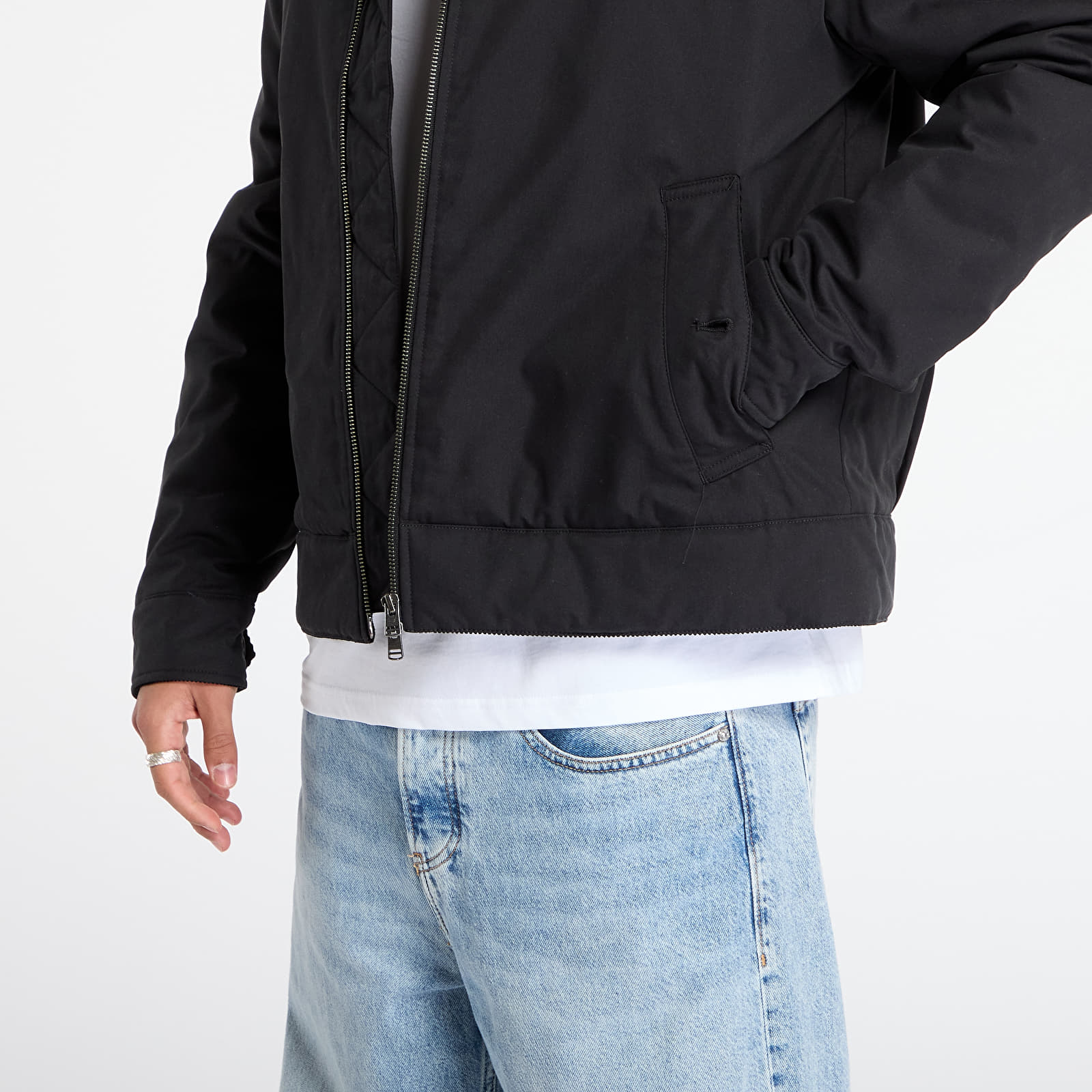 Якета FRED PERRY Cotton Caban Jacket Black