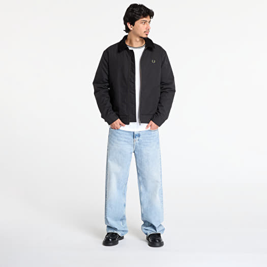 Jackets FRED PERRY Cotton Caban Jacket Black (J8535 184) | Footshop