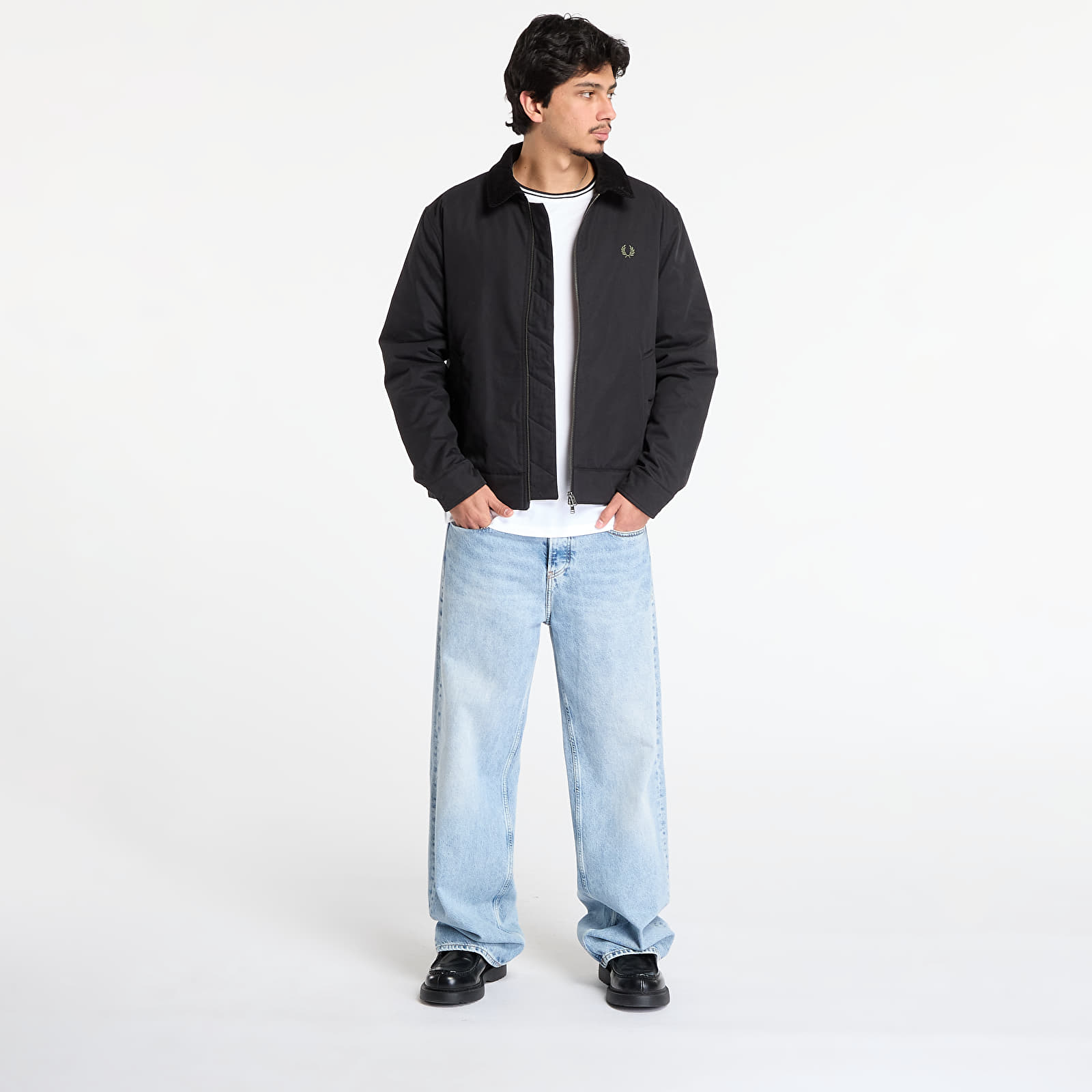 Якета FRED PERRY Cotton Caban Jacket Black