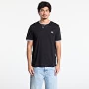 FRED PERRY Twin Tipped T-Shirt Black