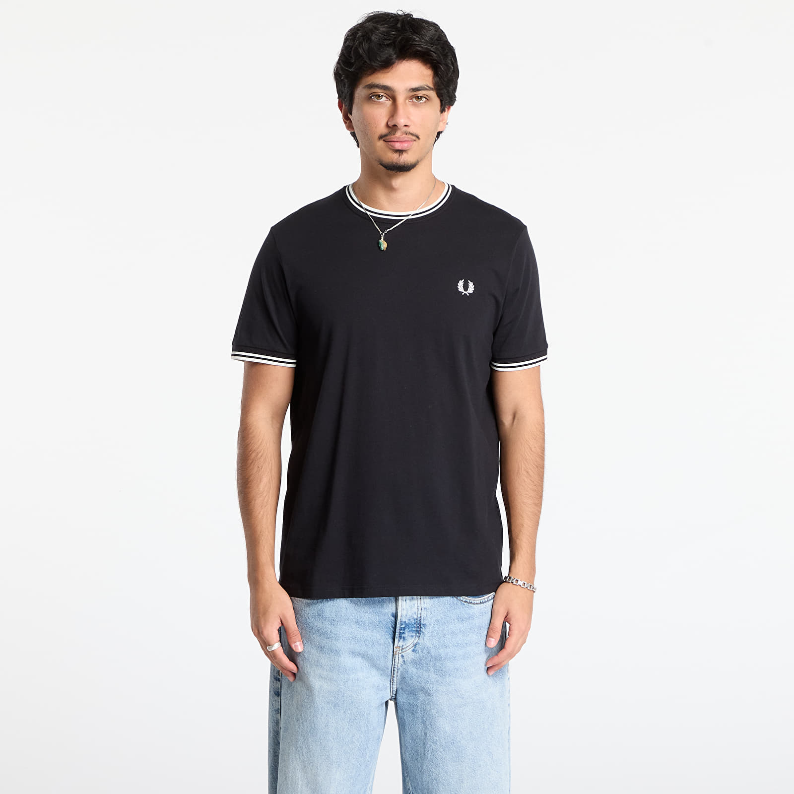 T-shirts FRED PERRY Twin Tipped T-Shirt Black