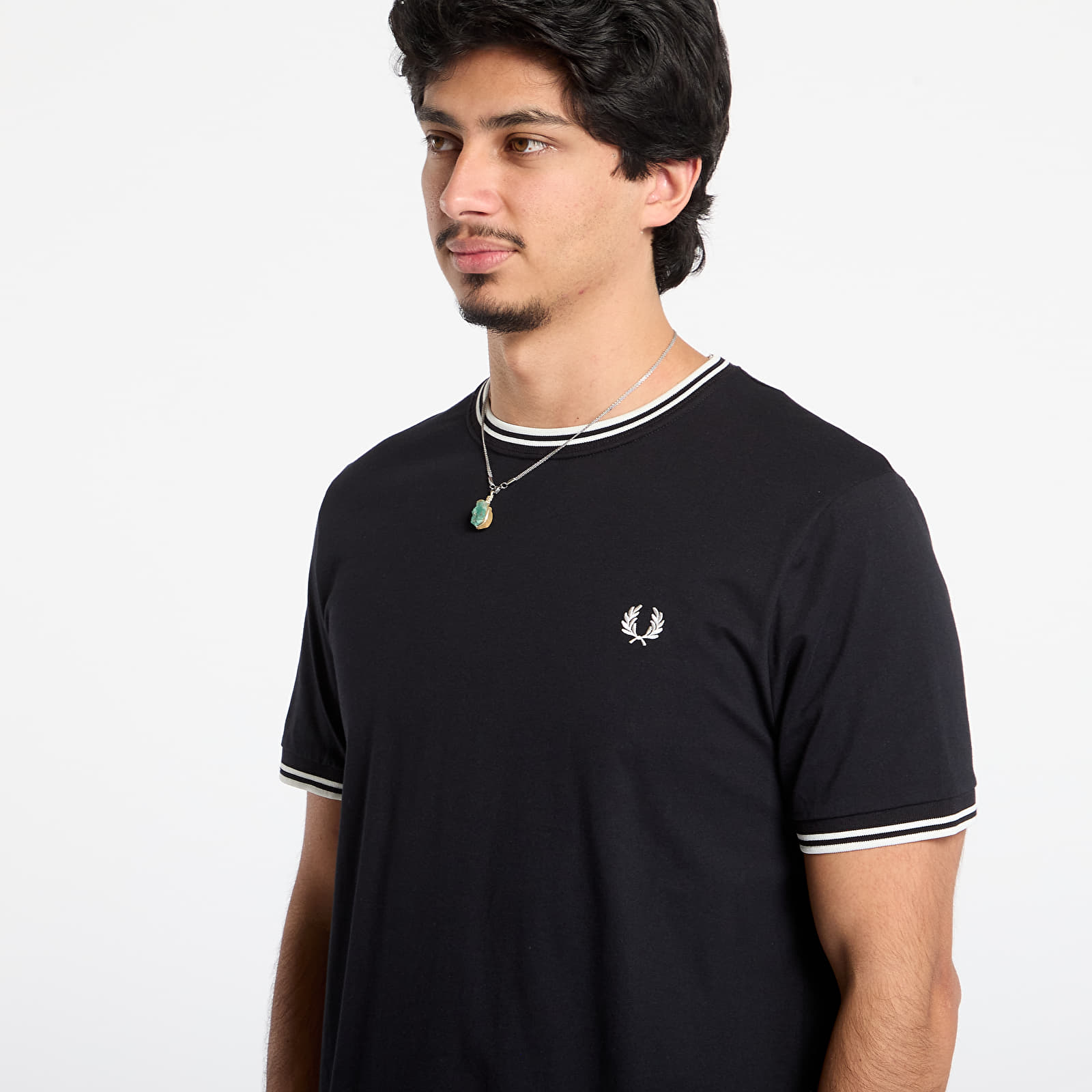T-shirts FRED PERRY Twin Tipped T-Shirt Black