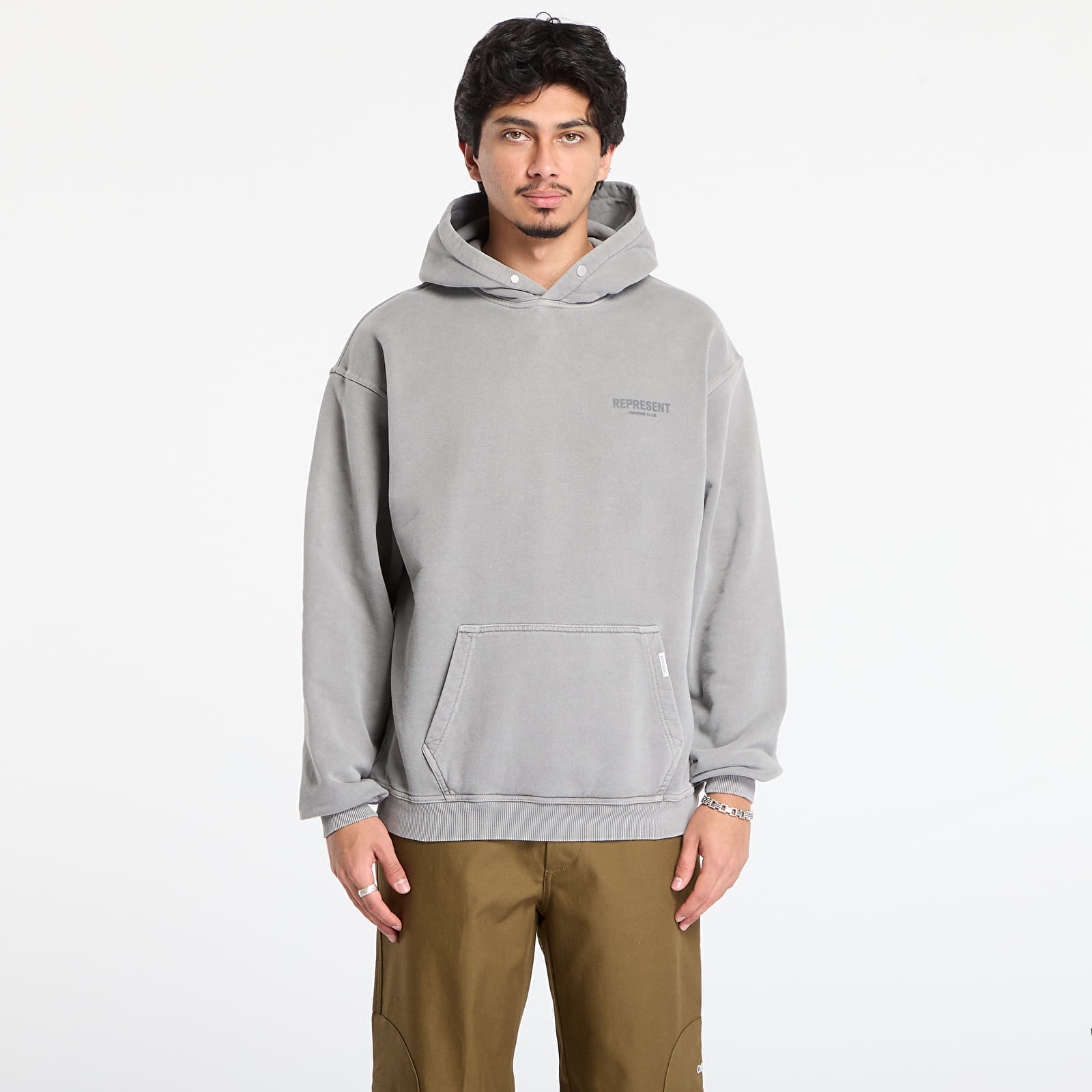 Hanorac REPRESENT Represent Owners Club Hoodie Ultimate Grey M