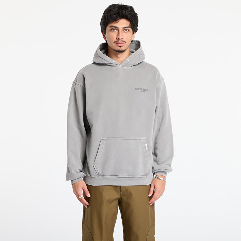 Mikina REPRESENT Represent Owners Club Hoodie Ultimate Grey