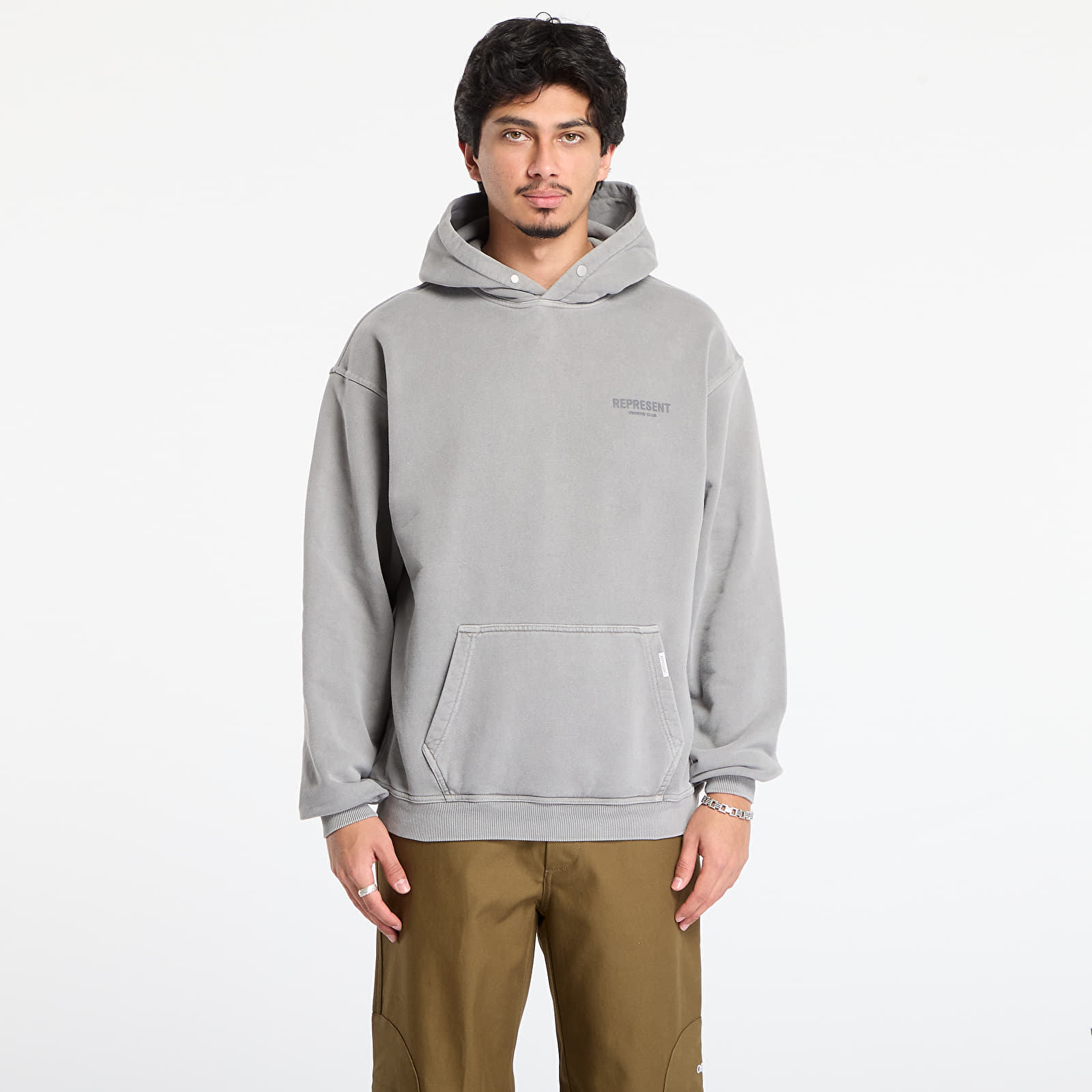 Bluzy REPRESENT Represent Owners Club Hoodie Ultimate Grey
