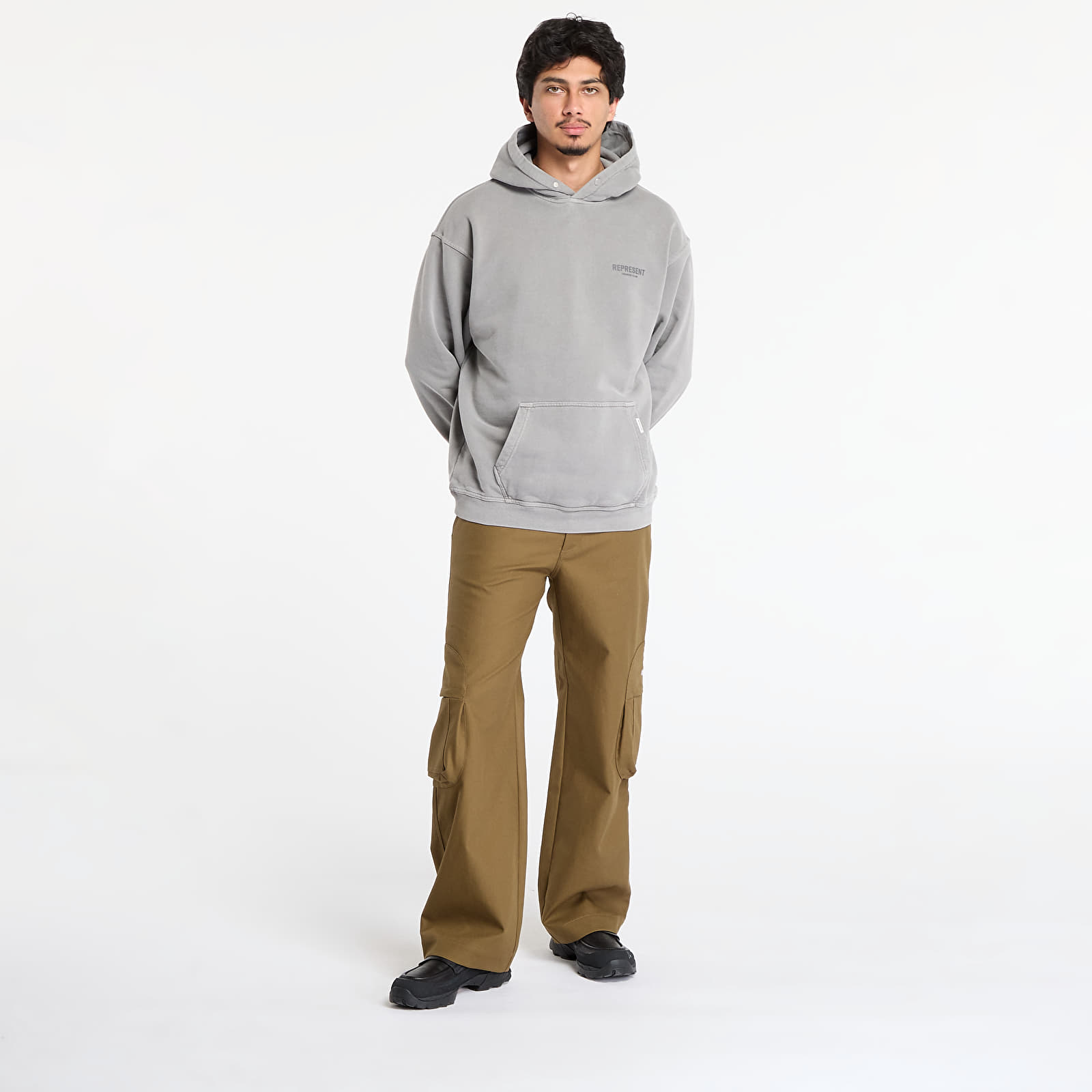 Bluzy REPRESENT Represent Owners Club Hoodie Ultimate Grey