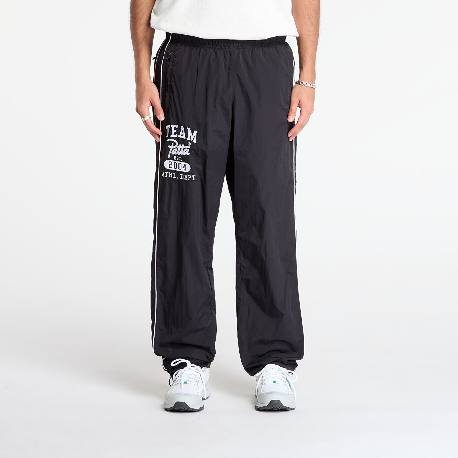Панталони Patta Athletic Nylon Track Pants Black XL
