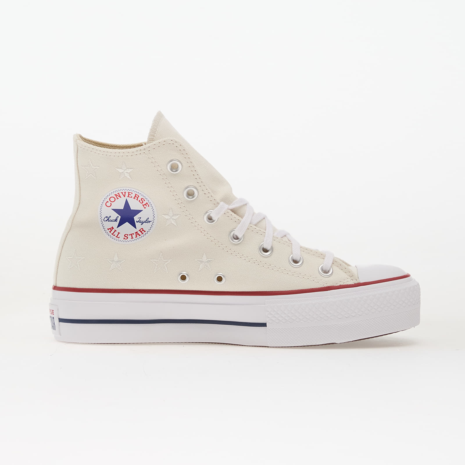 Dámske topánky a tenisky Converse Chuck Taylor All Star Lift Platform Celestial Hi Vintage White/ Red/ Navy