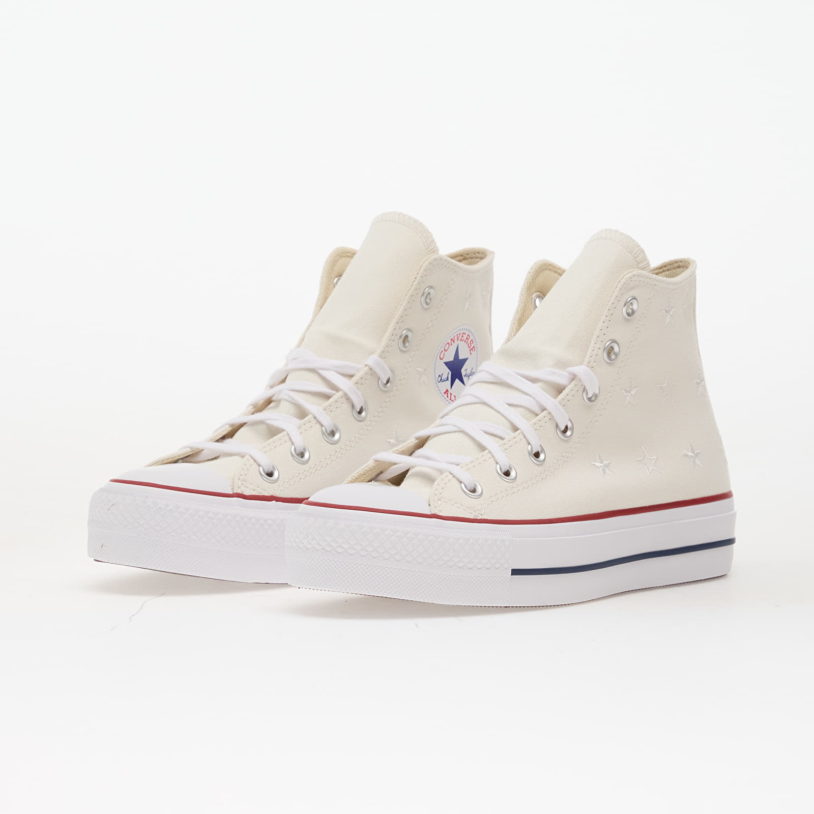 Dámske topánky a tenisky Converse Chuck Taylor All Star Lift Platform Celestial Hi Vintage White/ Red/ Navy