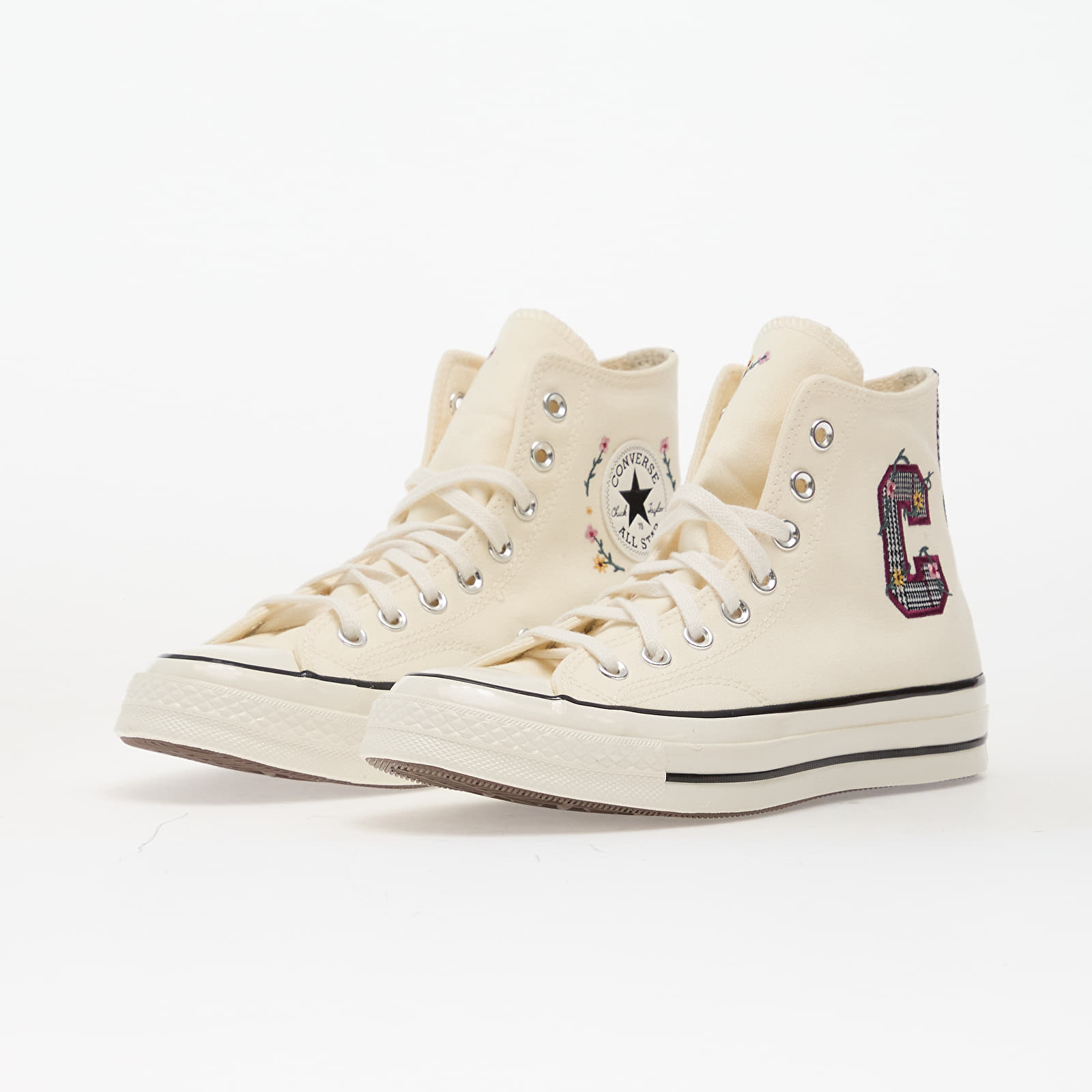 Vīriešu apavi Converse Chuck 70 Varsity Vines Hi Egret/ Black/ Frozen Acai