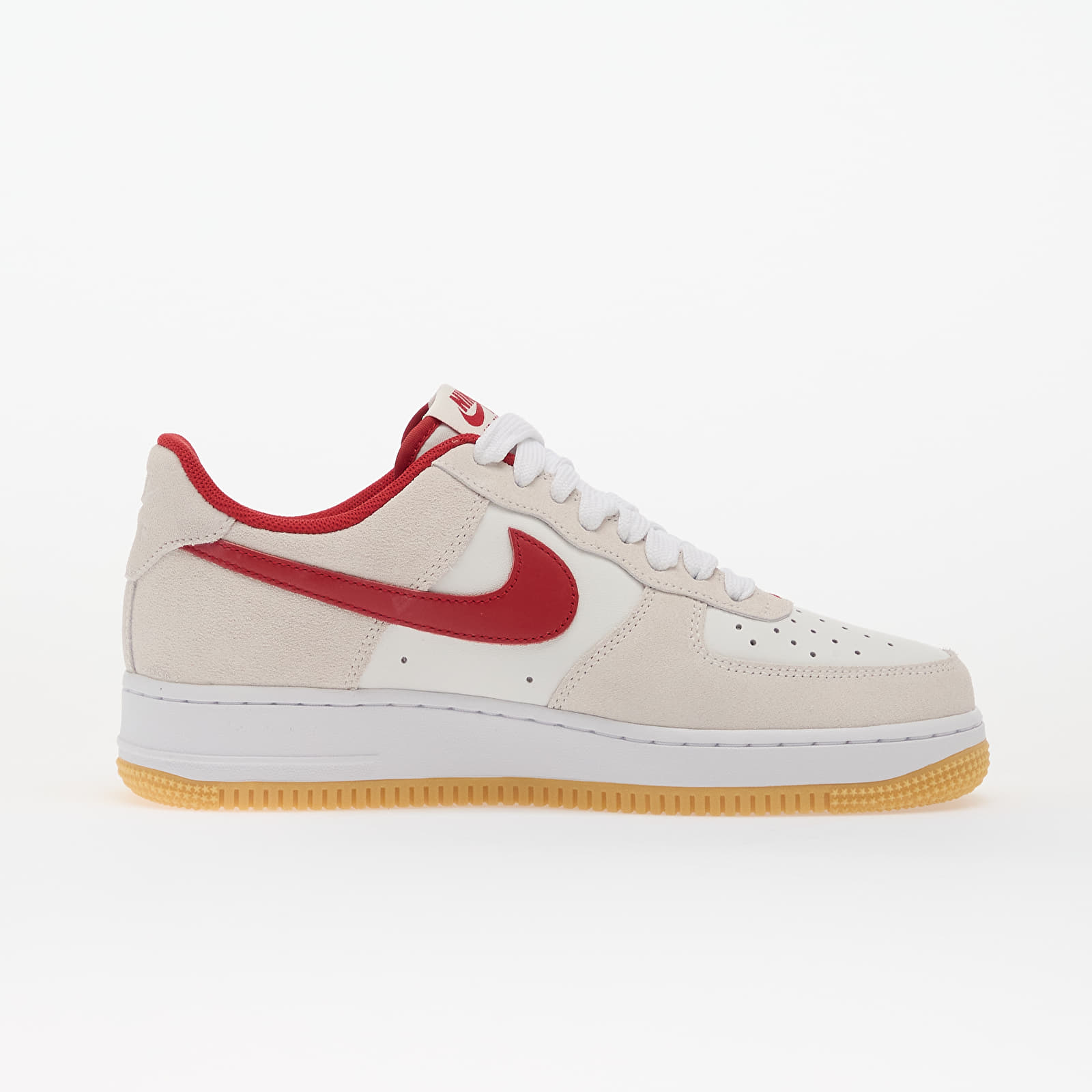 Pánské tenisky a boty Nike Air Force 1 '07 Lv8 Summit White/ Varsity Red-White