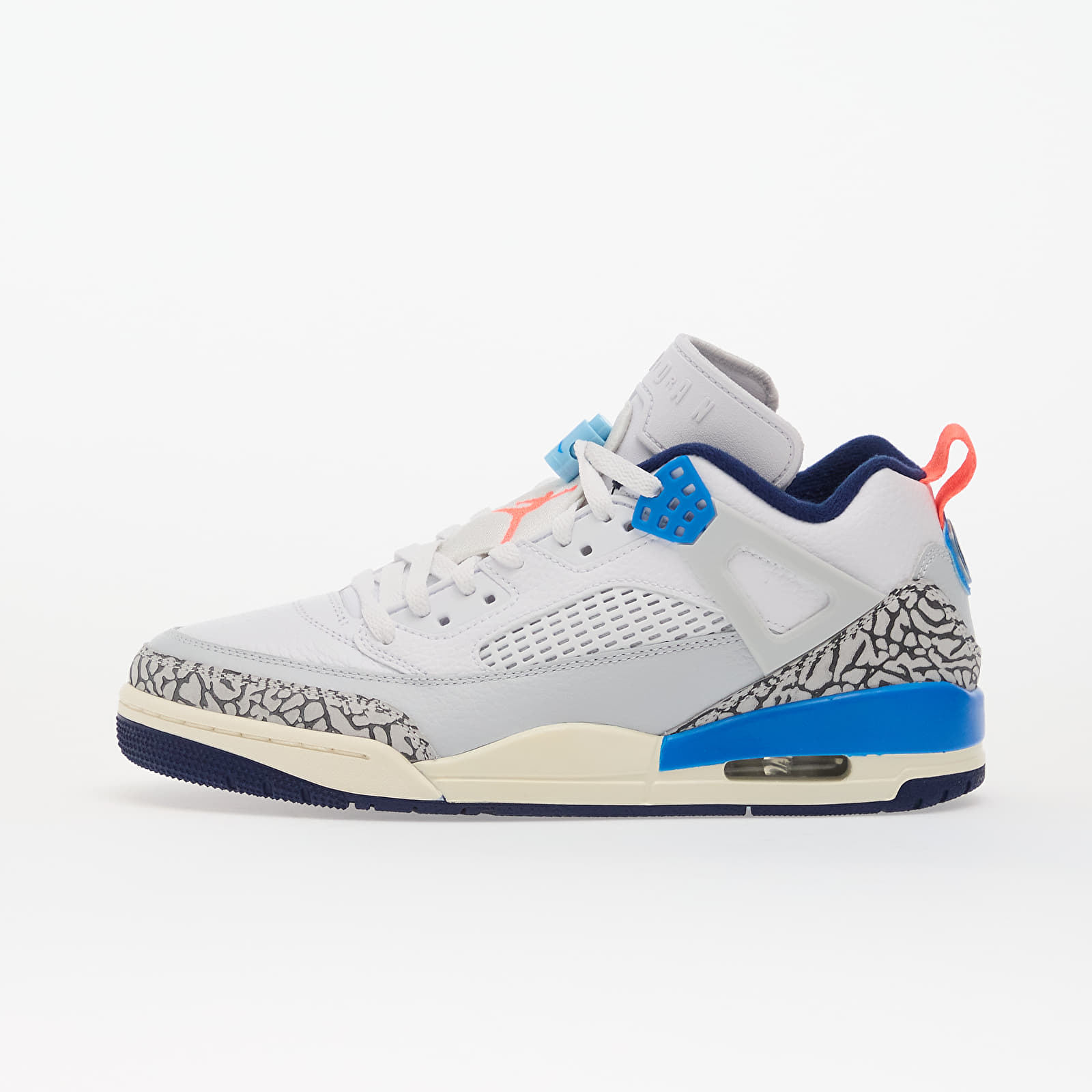 Мъжки кецове и обувки Jordan Spizike Low White/ Hot Lava-Pure Platinum-Blue Void