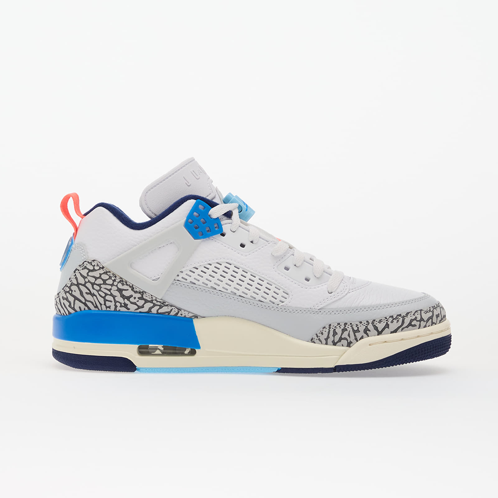 Мъжки кецове и обувки Jordan Spizike Low White/ Hot Lava-Pure Platinum-Blue Void