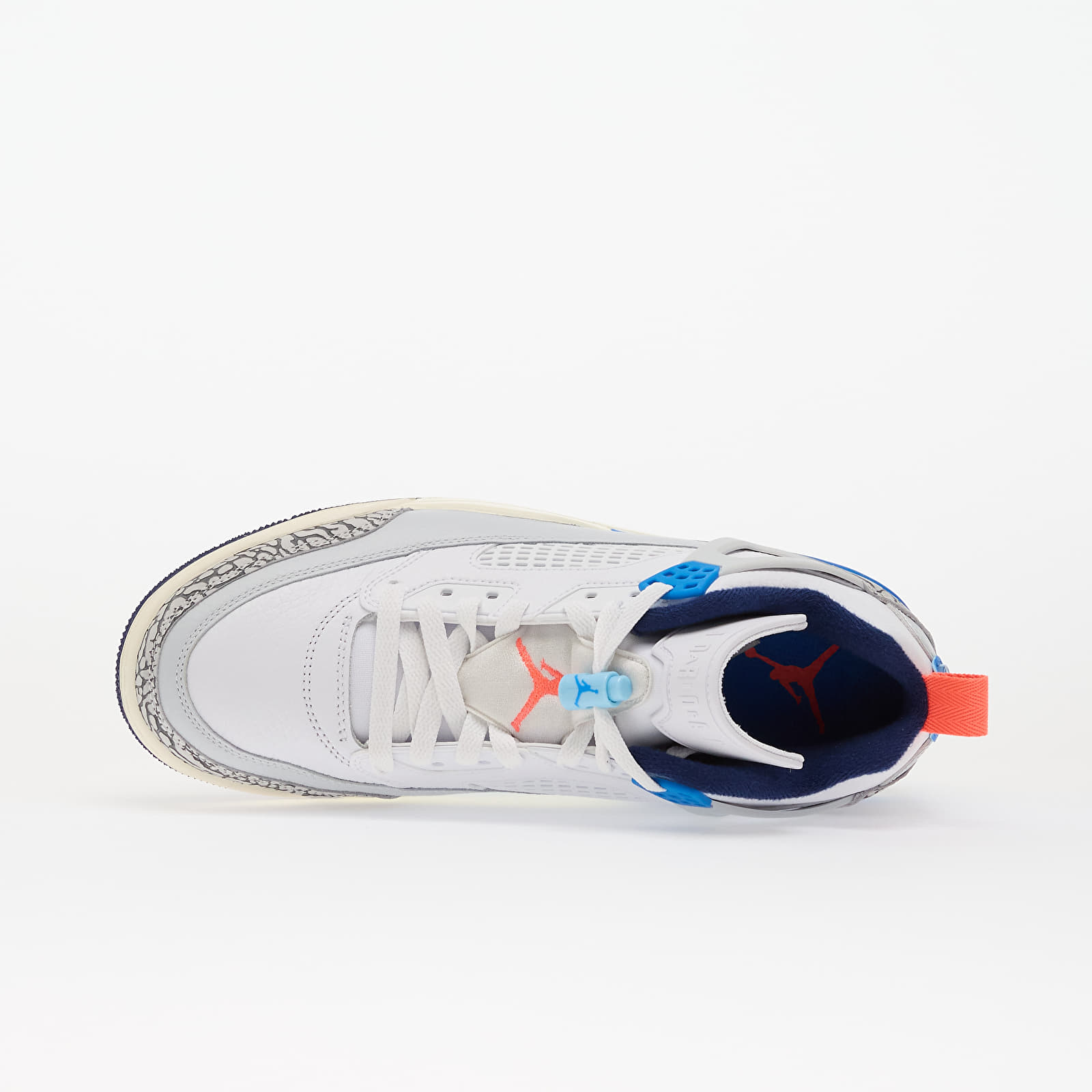 Мъжки кецове и обувки Jordan Spizike Low White/ Hot Lava-Pure Platinum-Blue Void