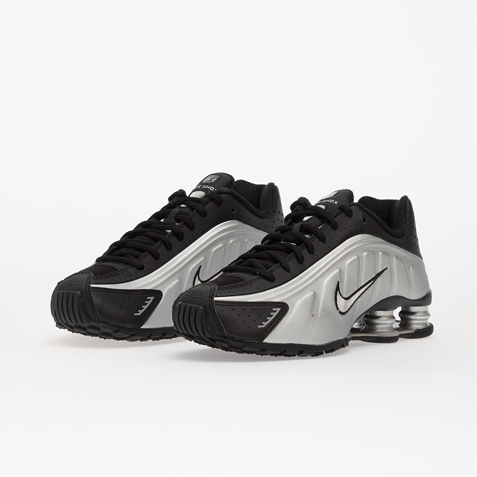 Мъжки кецове и обувки Nike Shox R4 Metallic Silver/ Metallic Silver-Black