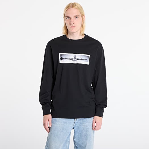 T-shirt Jordan M Brand Photo LS Crew Black/ White