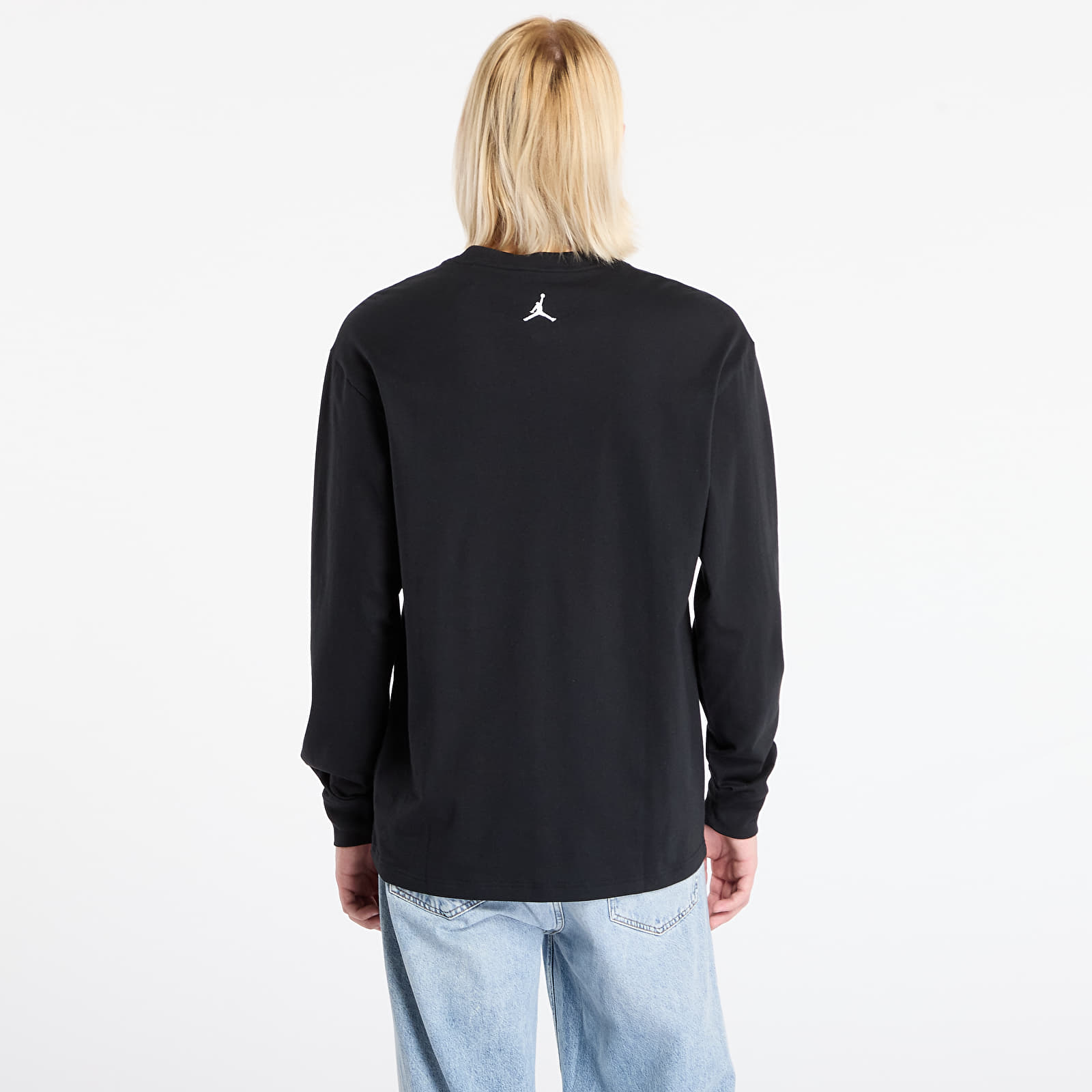 T-shirts Jordan M Brand Photo LS Crew Black/ White