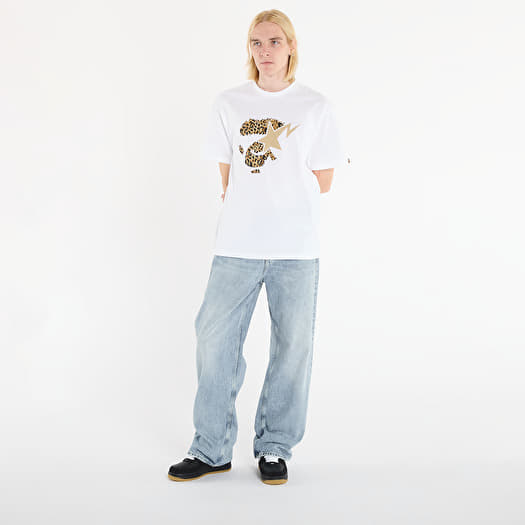 Men's T-shirts A BATHING APE Wild Leopard Pattern Ape Face Sta Tee
