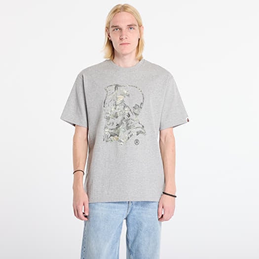 T-shirt A BATHING APE Tree Edge Camo General Tee UNISEX Gray