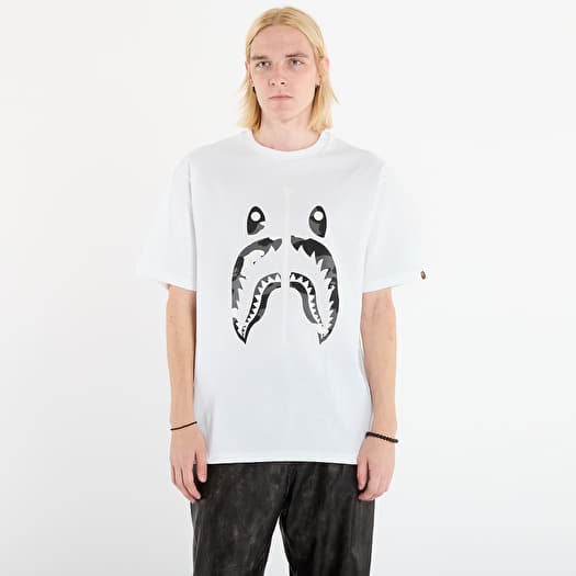 A BATHING APE City Camo Shark Tee UNISEX White