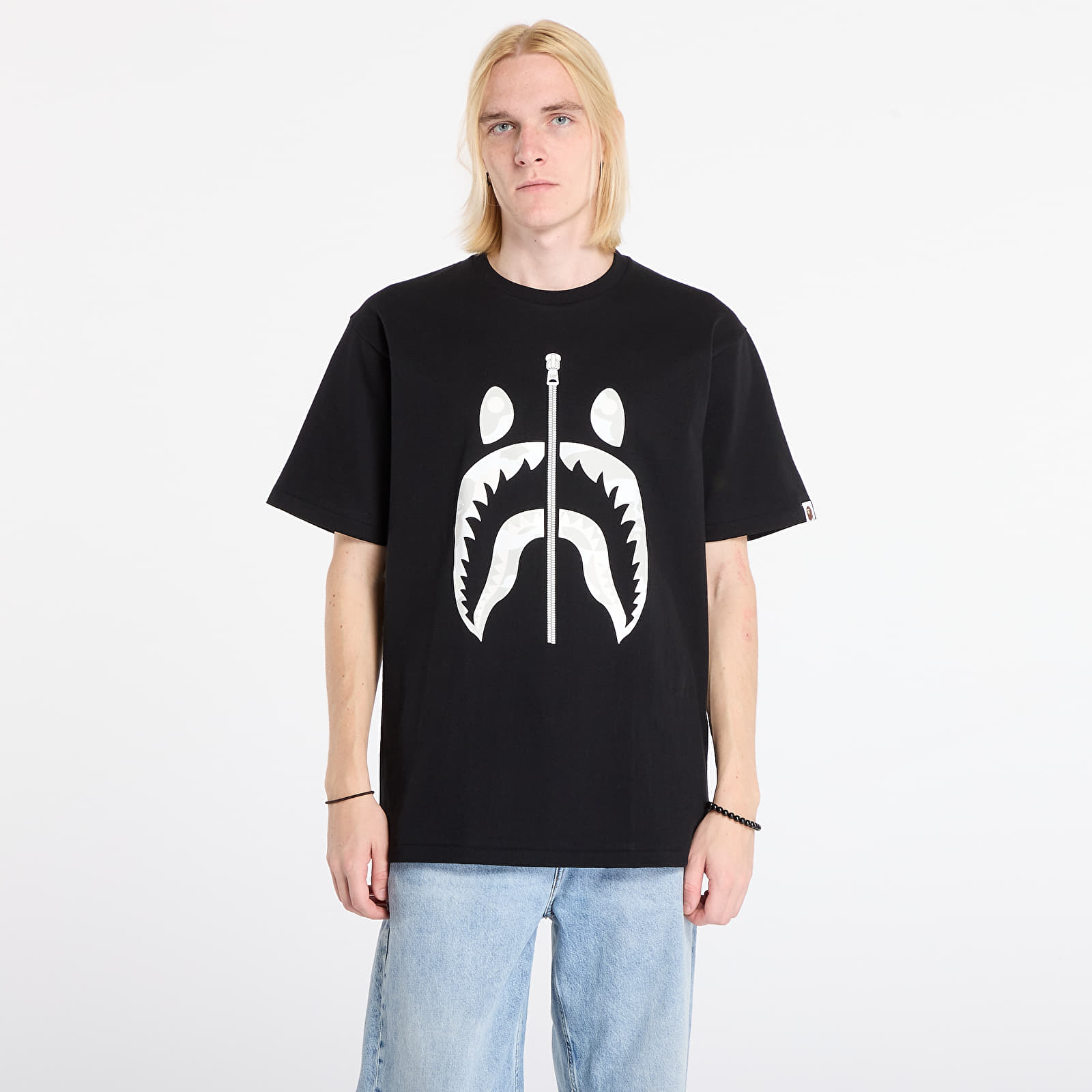 T-shirty męskie A BATHING APE City Camo Shark Tee UNISEX Black