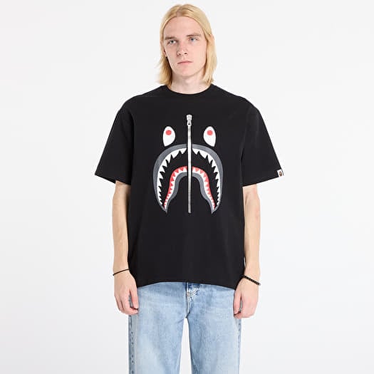 T-shirt A BATHING APE Shark Tee UNISEX Black