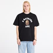 A BATHING APE College Tee UNISEX Black