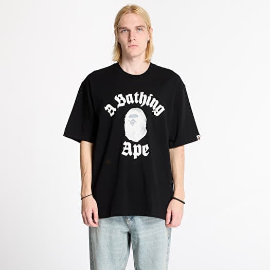 T-shirt A BATHING APE College Relaxed Fit Tee 2 Black