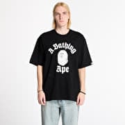 A BATHING APE College Relaxed Fit Tee 2 Black