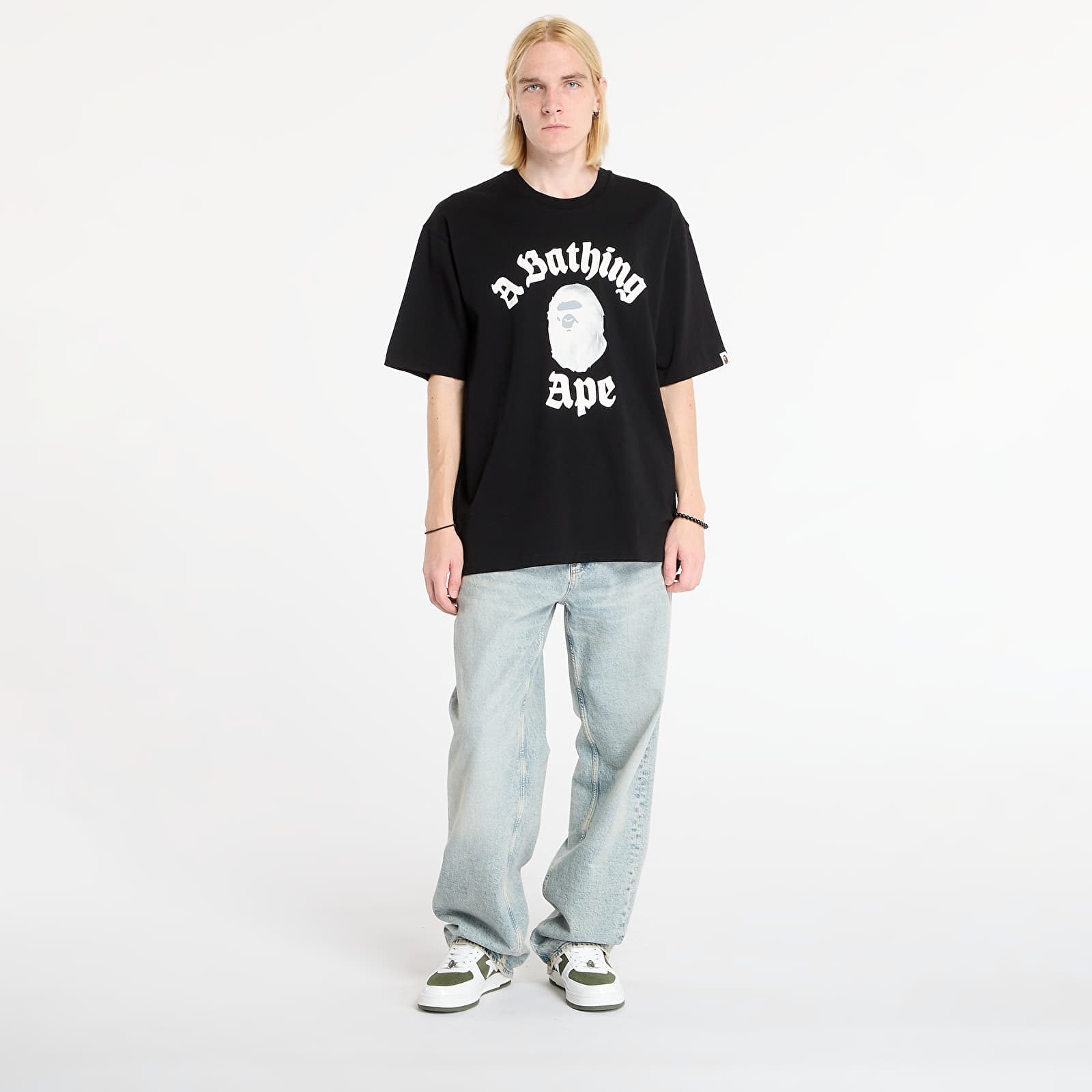 T-shirts A BATHING APE College Relaxed Fit Tee 2 Black