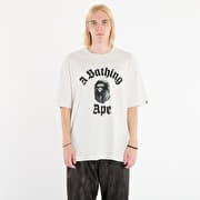 A BATHING APE College Relaxed Fit Tee 2 Gray