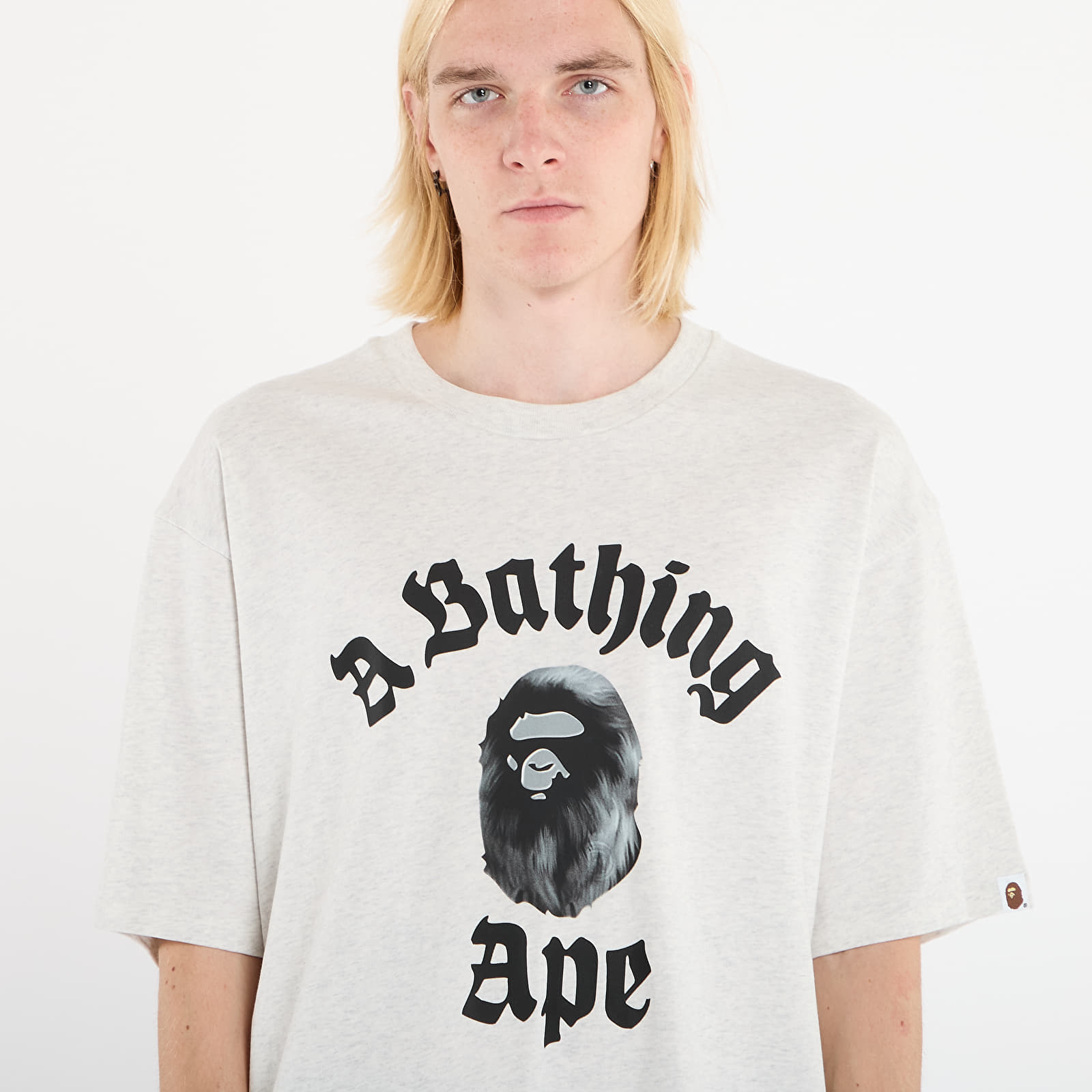 T-shirts A BATHING APE College Relaxed Fit Tee 2 Gray