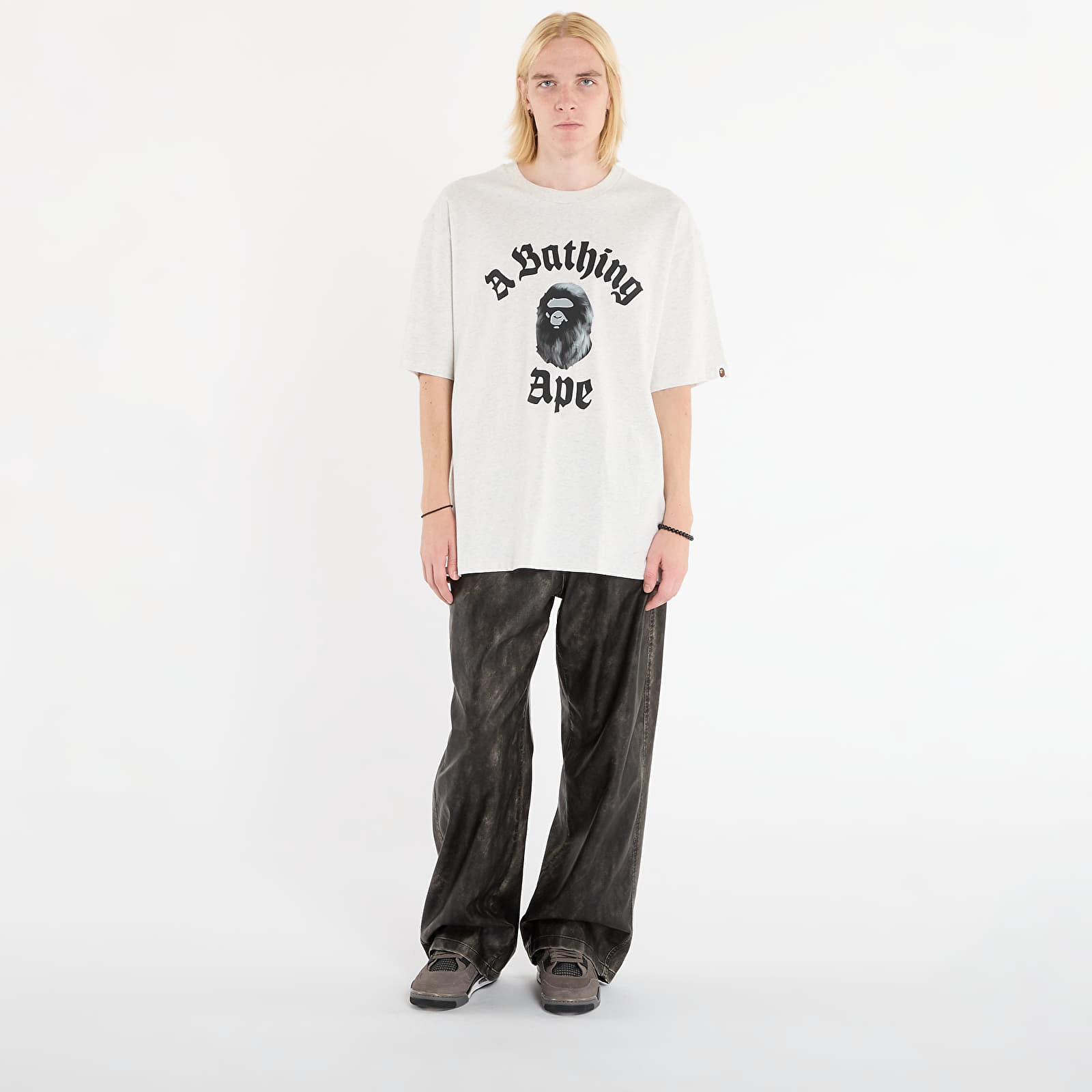 T-shirts A BATHING APE College Relaxed Fit Tee 2 Gray