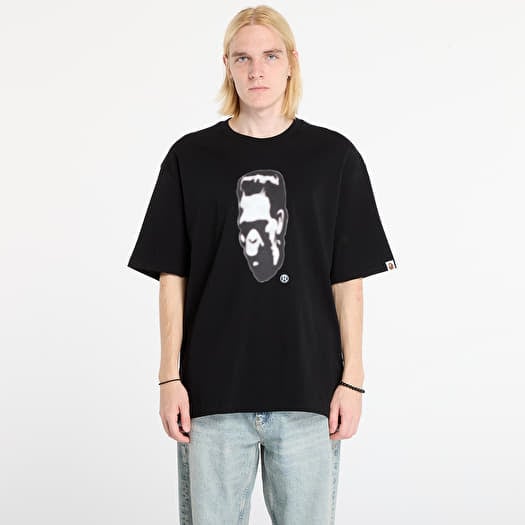 A BATHING APE City Camo Frankenstein Relaxed Fit Tee Black
