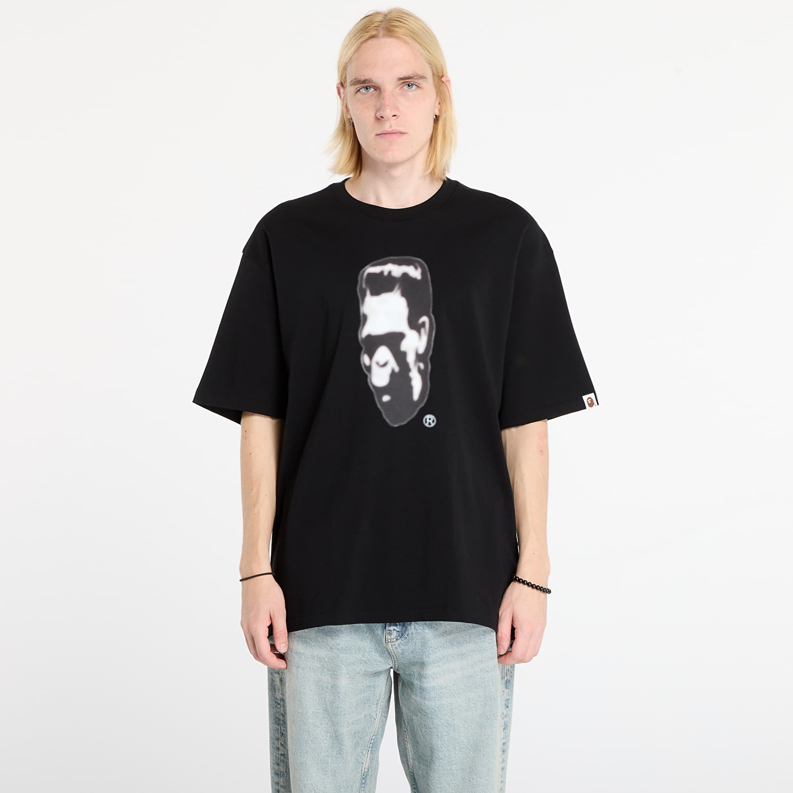 Тениски A BATHING APE City Camo Frankenstein Relaxed Fit Tee Black