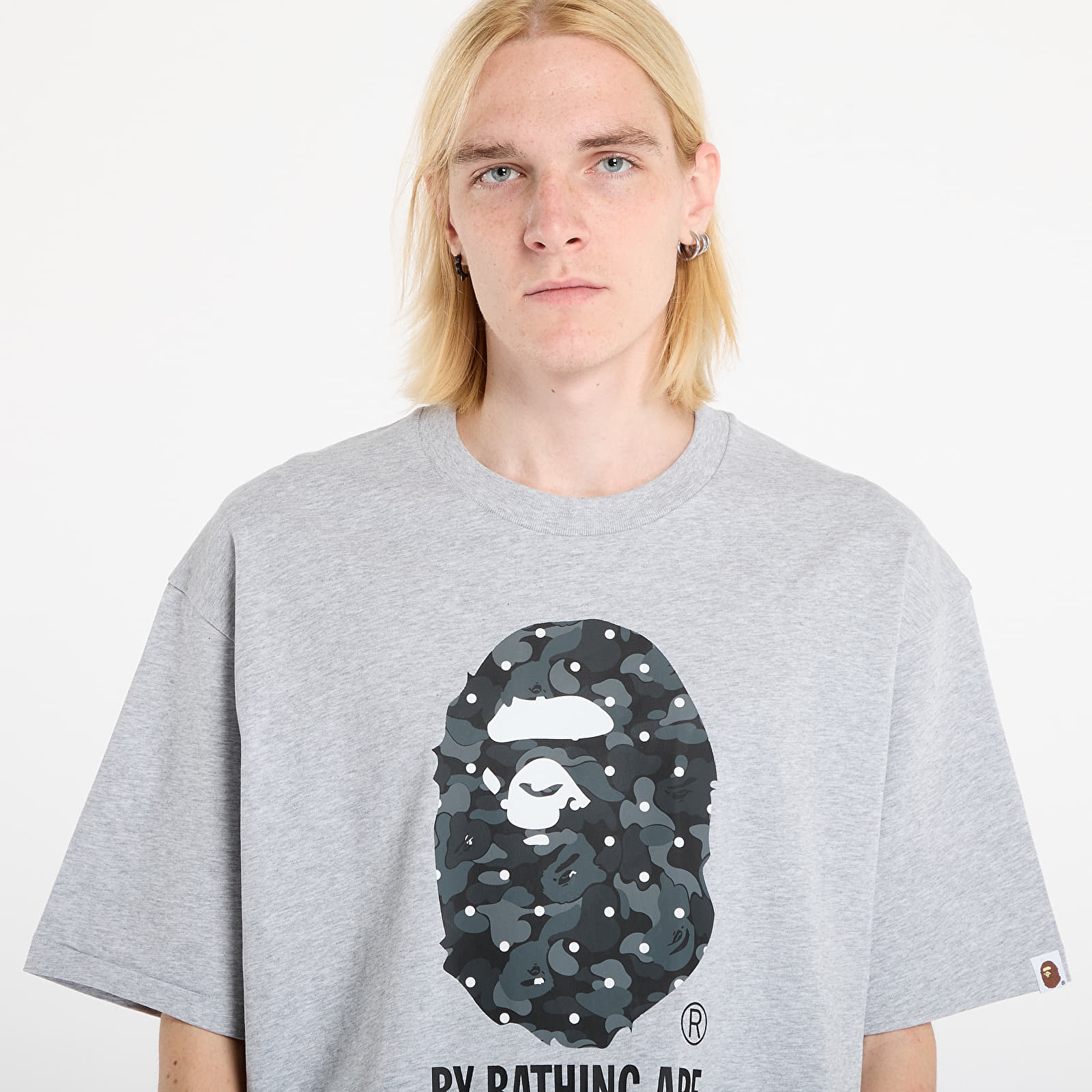Тениски A BATHING APE Abc Dot Camo By Bathing Ape Relaxed Fit Tee Gray