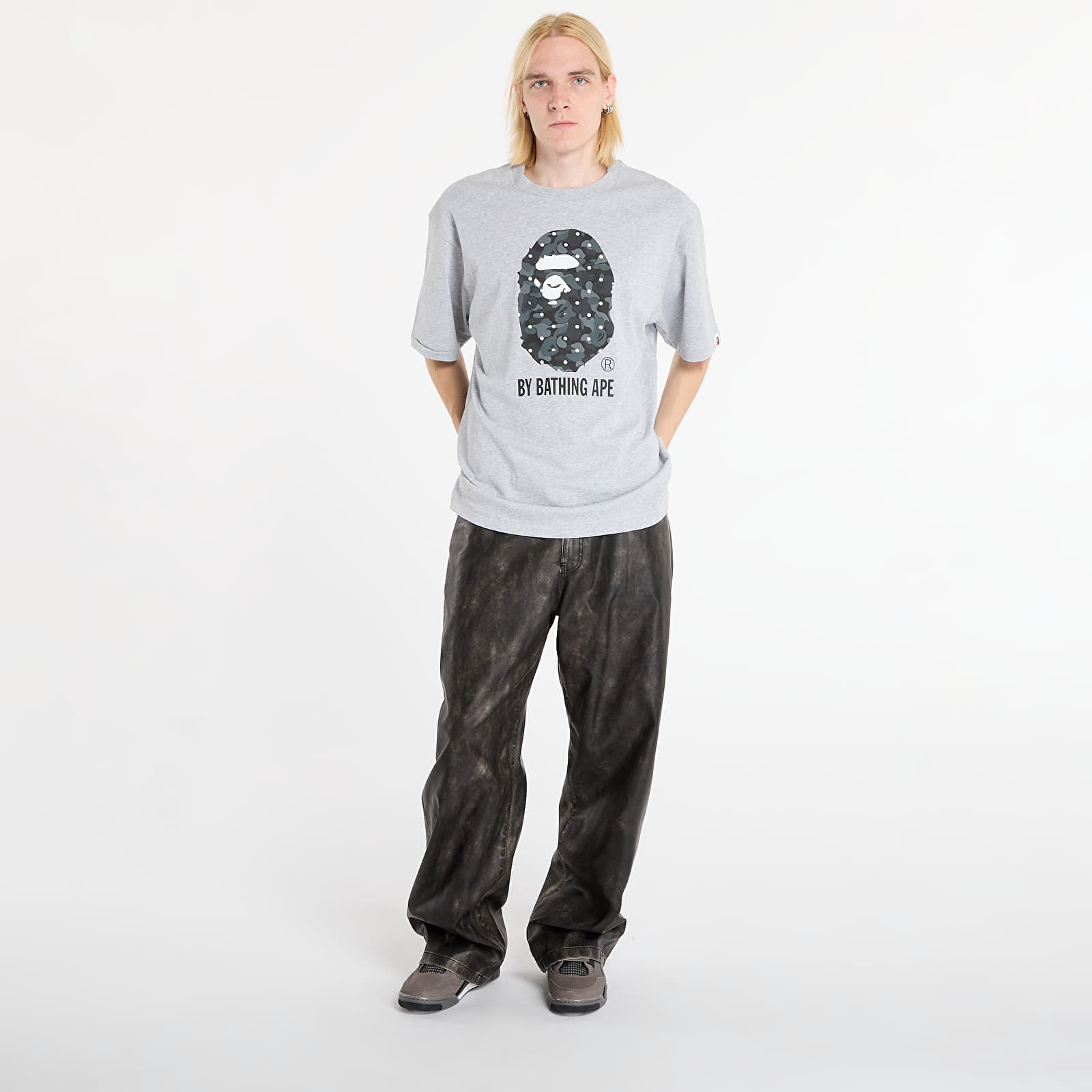 Тениски A BATHING APE Abc Dot Camo By Bathing Ape Relaxed Fit Tee Gray
