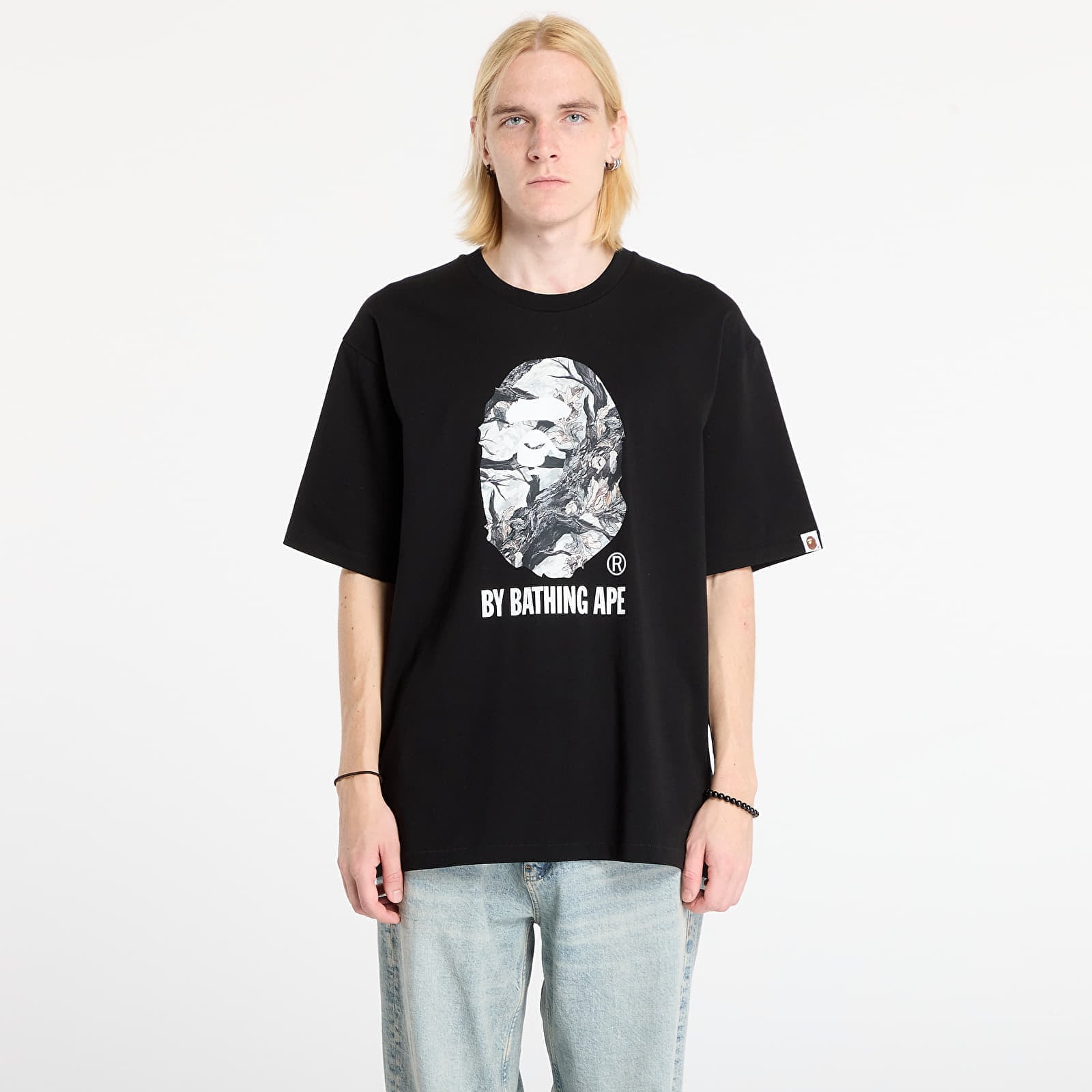 Tricou A BATHING APE Tree Edge Camo By Bathing Ape Relaxed Fit Tee Black M