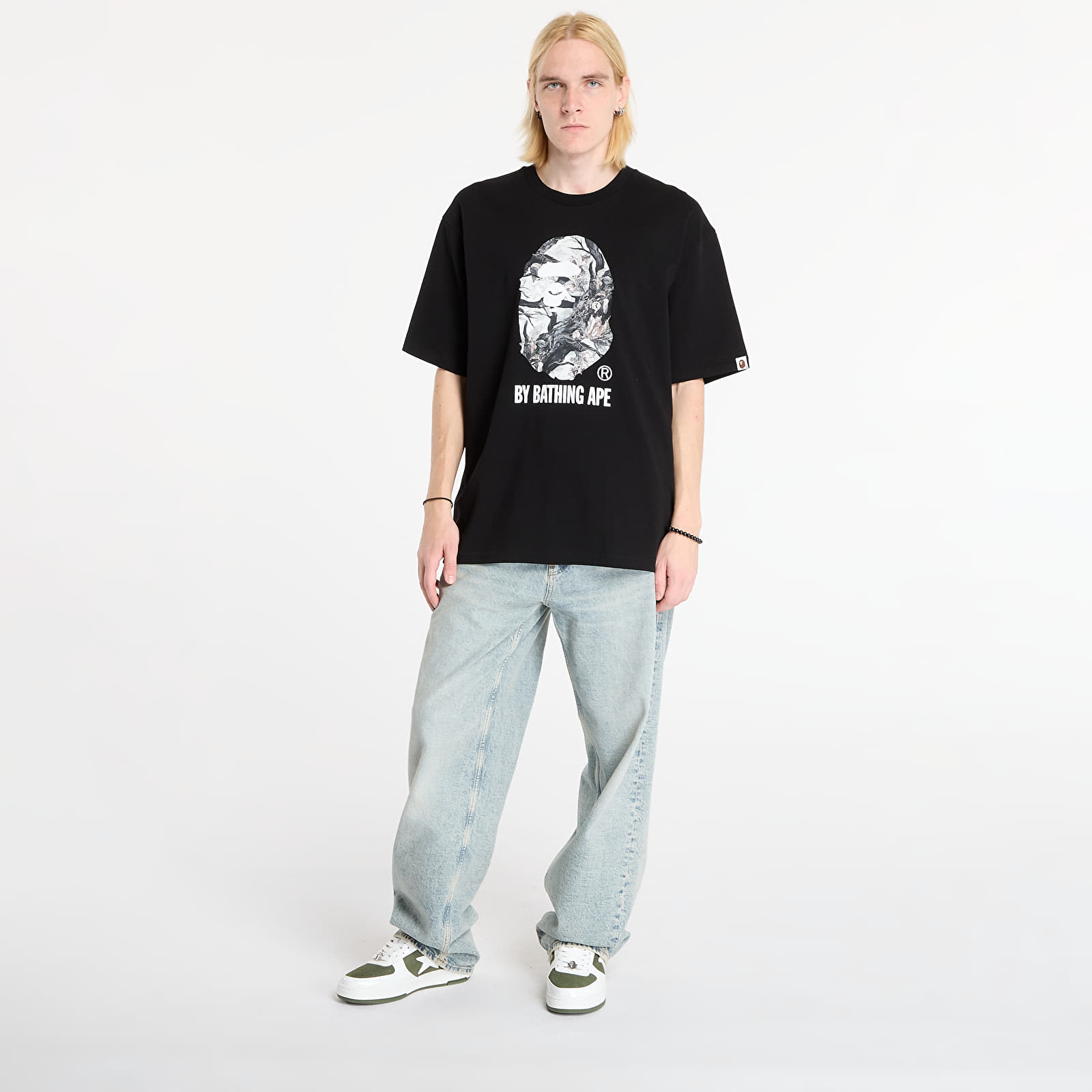 Тениски A BATHING APE Tree Edge Camo By Bathing Ape Relaxed Fit Tee Black